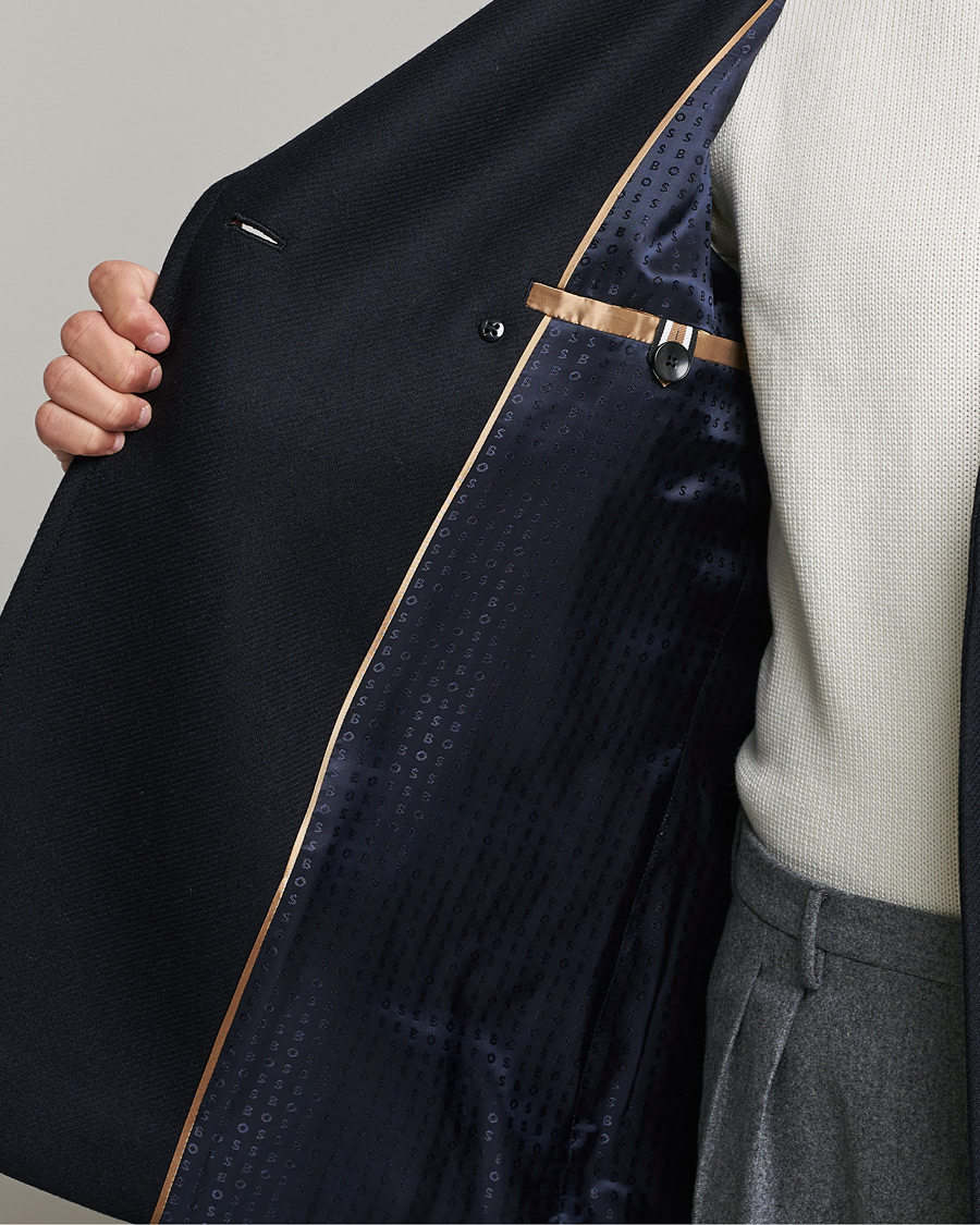 Heren | Jassen | BOSS BLACK | Hyde Peacoat Dark Blue