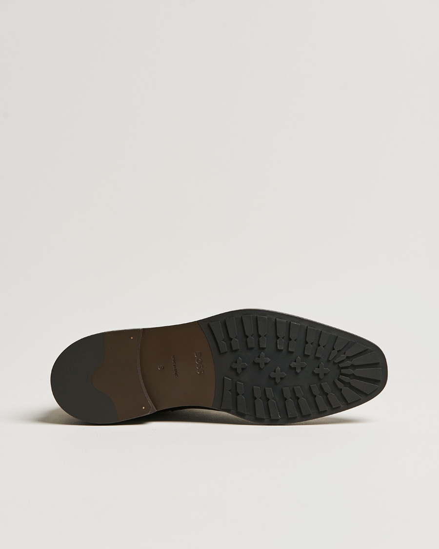 Heren | BOSS Lisbon Leather Chelsea Boots Dark Brown | BOSS BLACK | BOSS Lisbon Leather Chelsea Boots Dark Brown