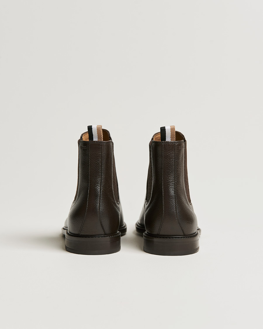 Heren | BOSS Lisbon Leather Chelsea Boots Dark Brown | BOSS BLACK | BOSS Lisbon Leather Chelsea Boots Dark Brown