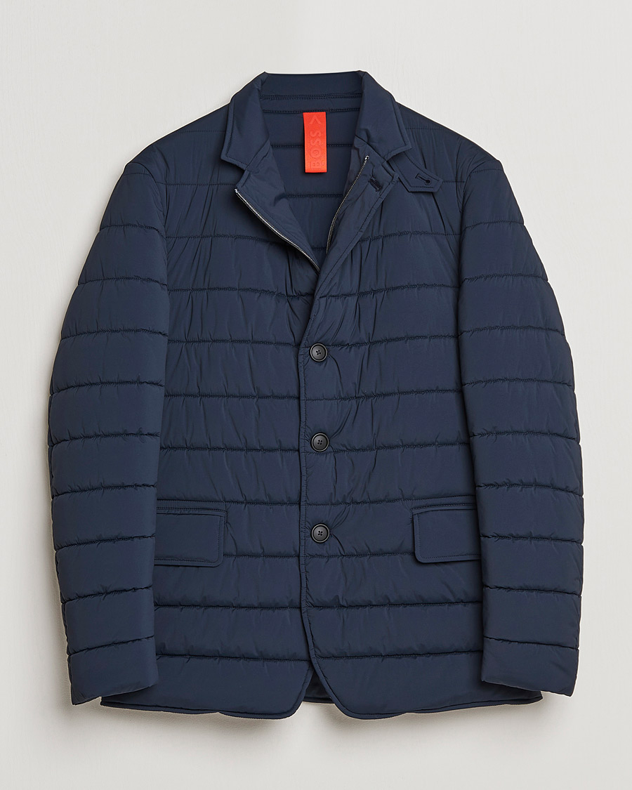 Heren | Jassen | BOSS BLACK | Hanry Padded Blazer Jacket Dark Blue