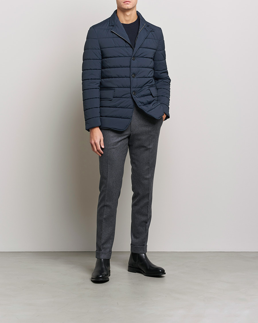 Heren | Jassen | BOSS BLACK | Hanry Padded Blazer Jacket Dark Blue