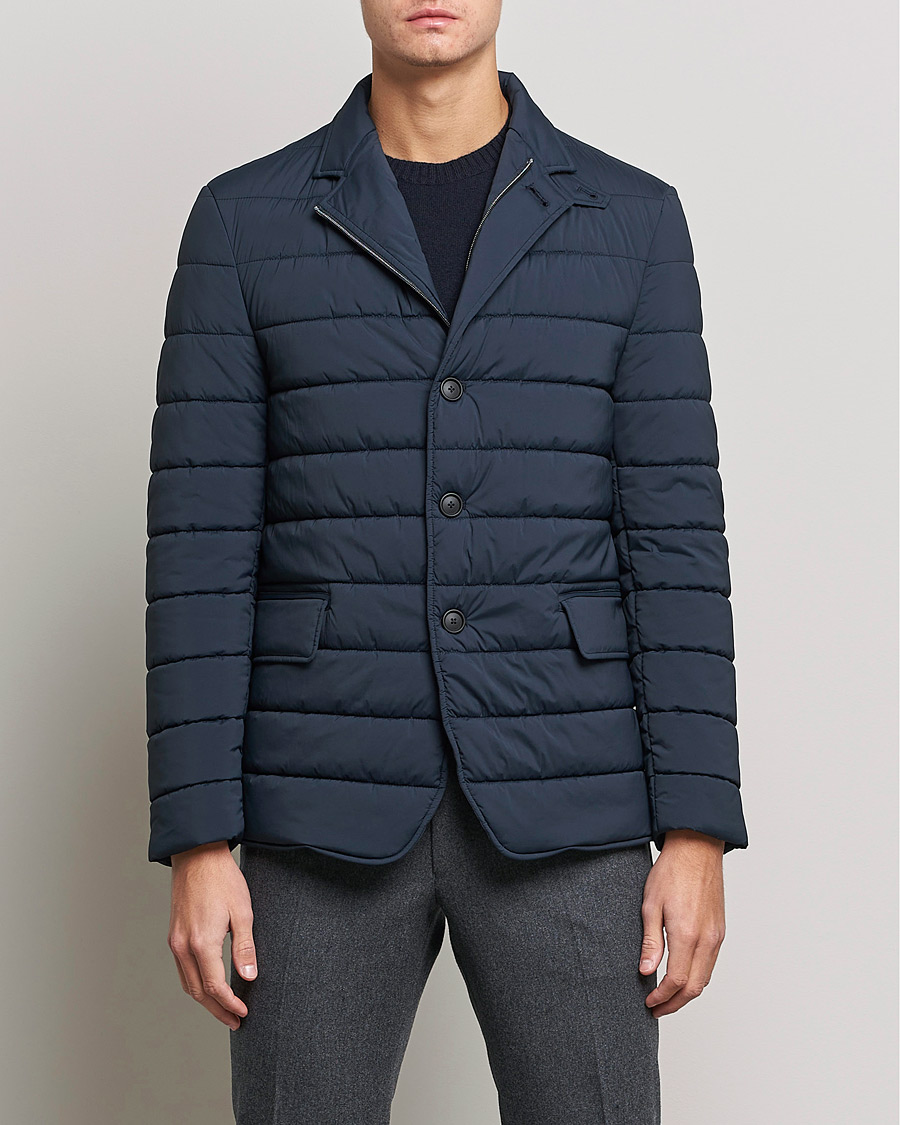 Heren | Jassen | BOSS BLACK | Hanry Padded Blazer Jacket Dark Blue
