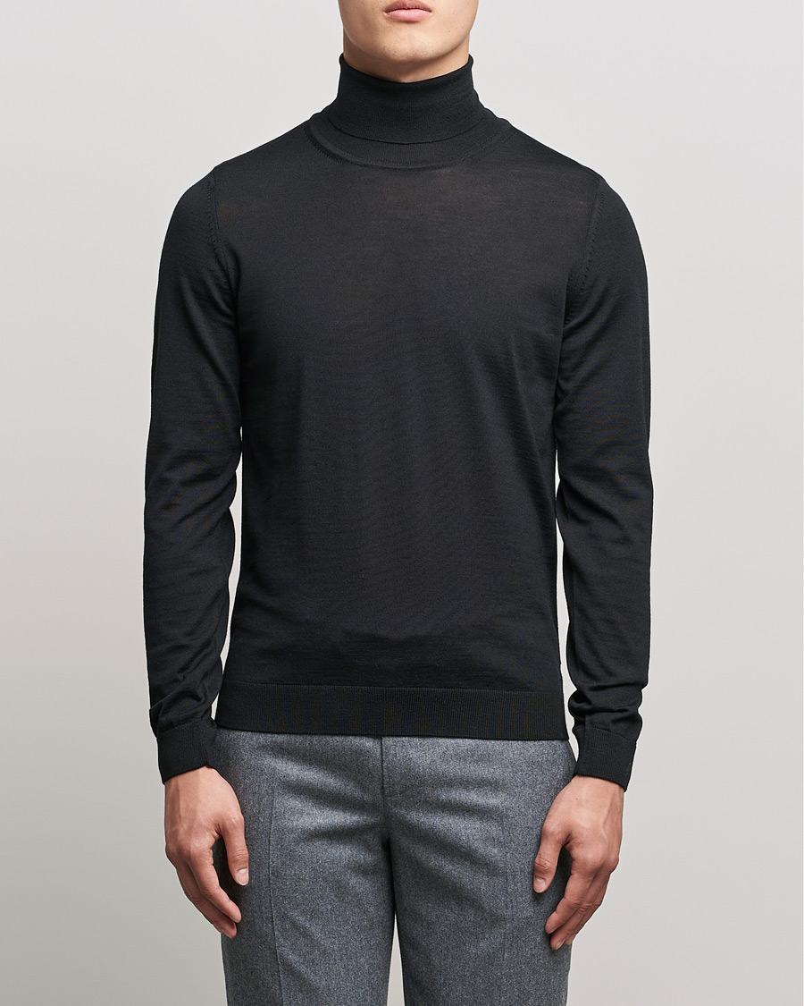 Homme | Pulls Et Tricots | BOSS BLACK | Musso Merino Polo Black