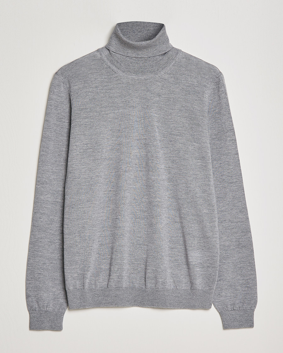 Homme | Pulls Et Tricots | BOSS BLACK | Musso Merino Polo Silver