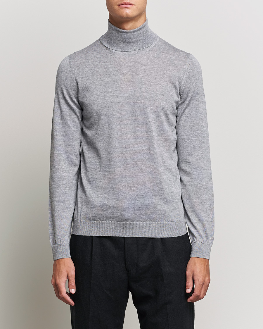 Homme | Pulls Et Tricots | BOSS BLACK | Musso Merino Polo Silver