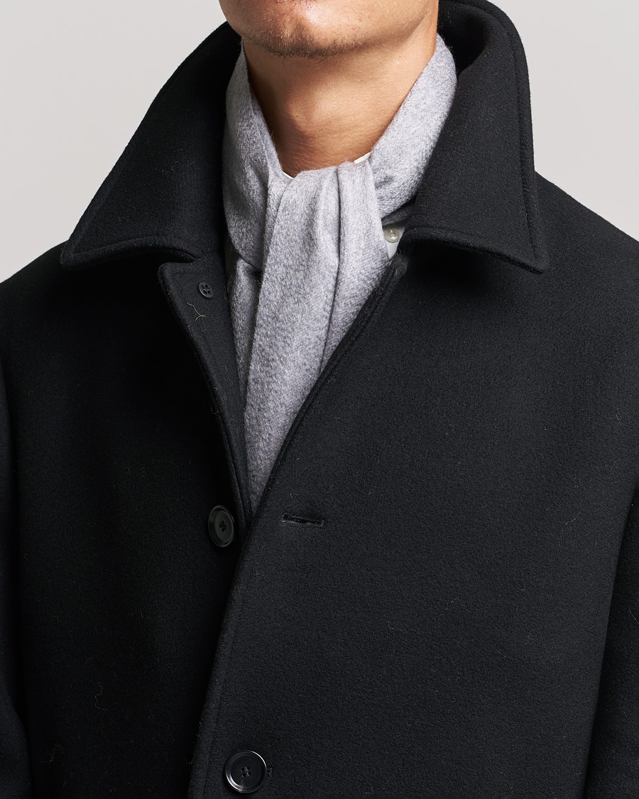 Heren | BOSS Scottas Cashmere Scarf Silver | BOSS BLACK | BOSS Scottas Cashmere Scarf Silver