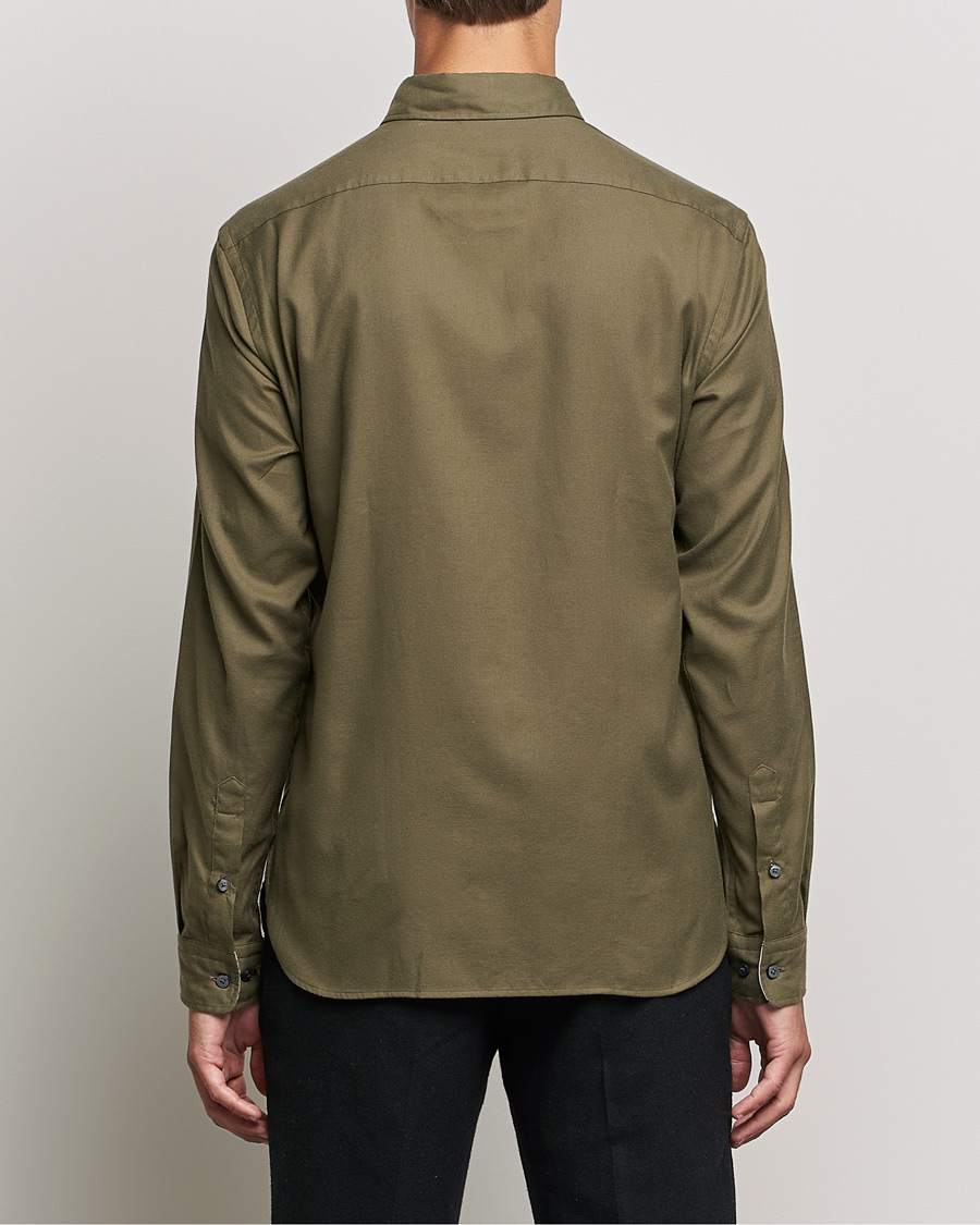 Heren | Overhemden | BOSS BLACK | Liam Flannel Shirt Open Green