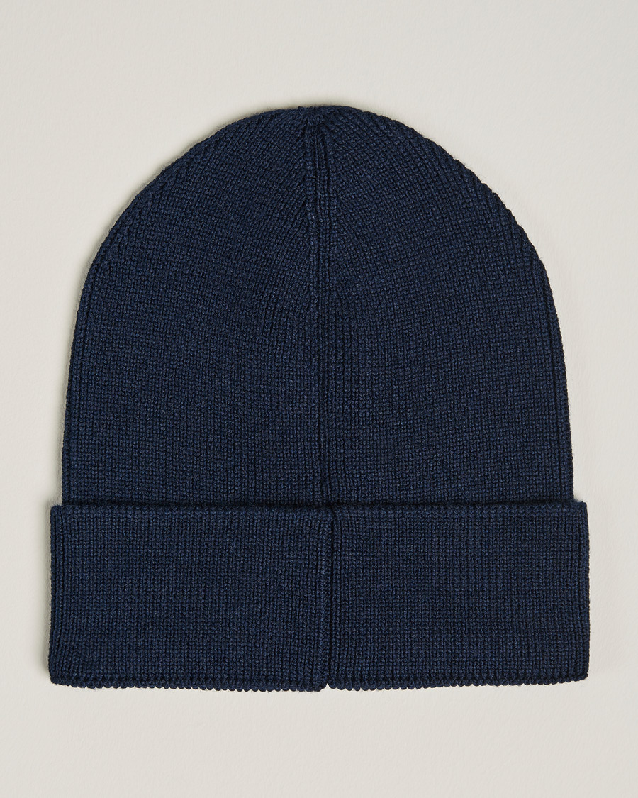 Homme | BOSS Casual Foxxy Logo Beanie Dark Blue | BOSS ORANGE | BOSS Casual Foxxy Logo Beanie Dark Blue