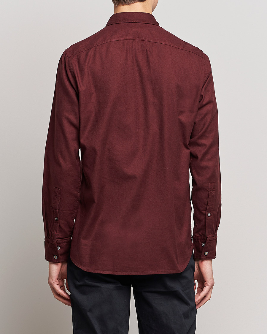 Heren | Overhemden | BOSS ORANGE | Relegant Flannel Shirt Dark Red