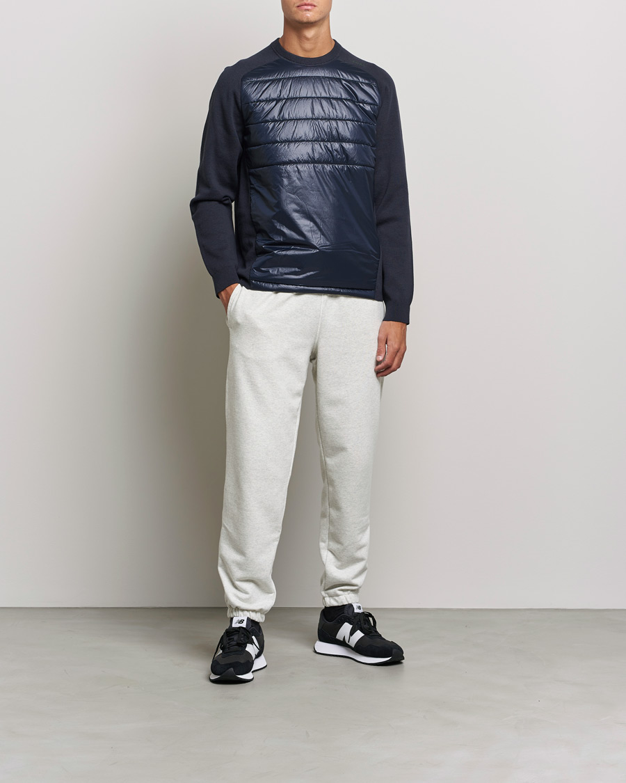 Homme | Pulls Et Tricots | BOSS GREEN | Zarlim Hybrid Sweatshirt Dark Blue