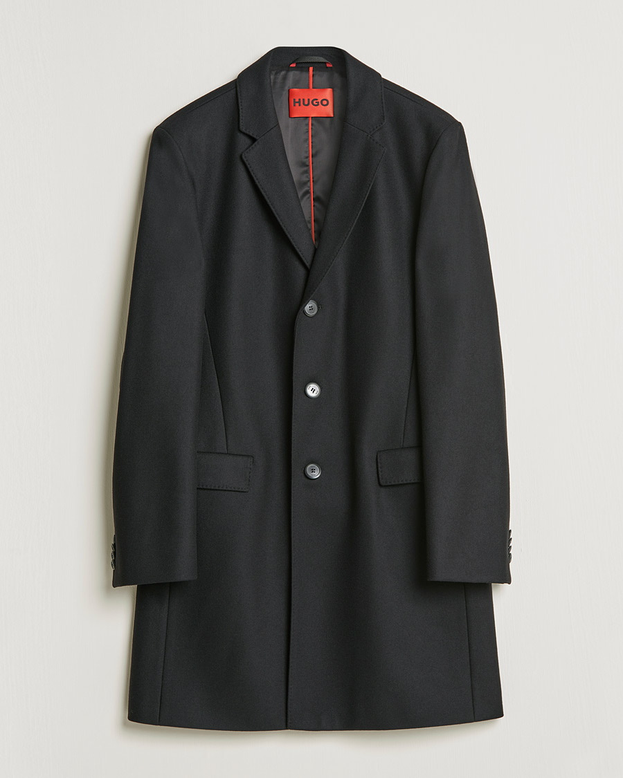 Homme | Manteaux Et Vestes | HUGO | Migor Wool Coat Black