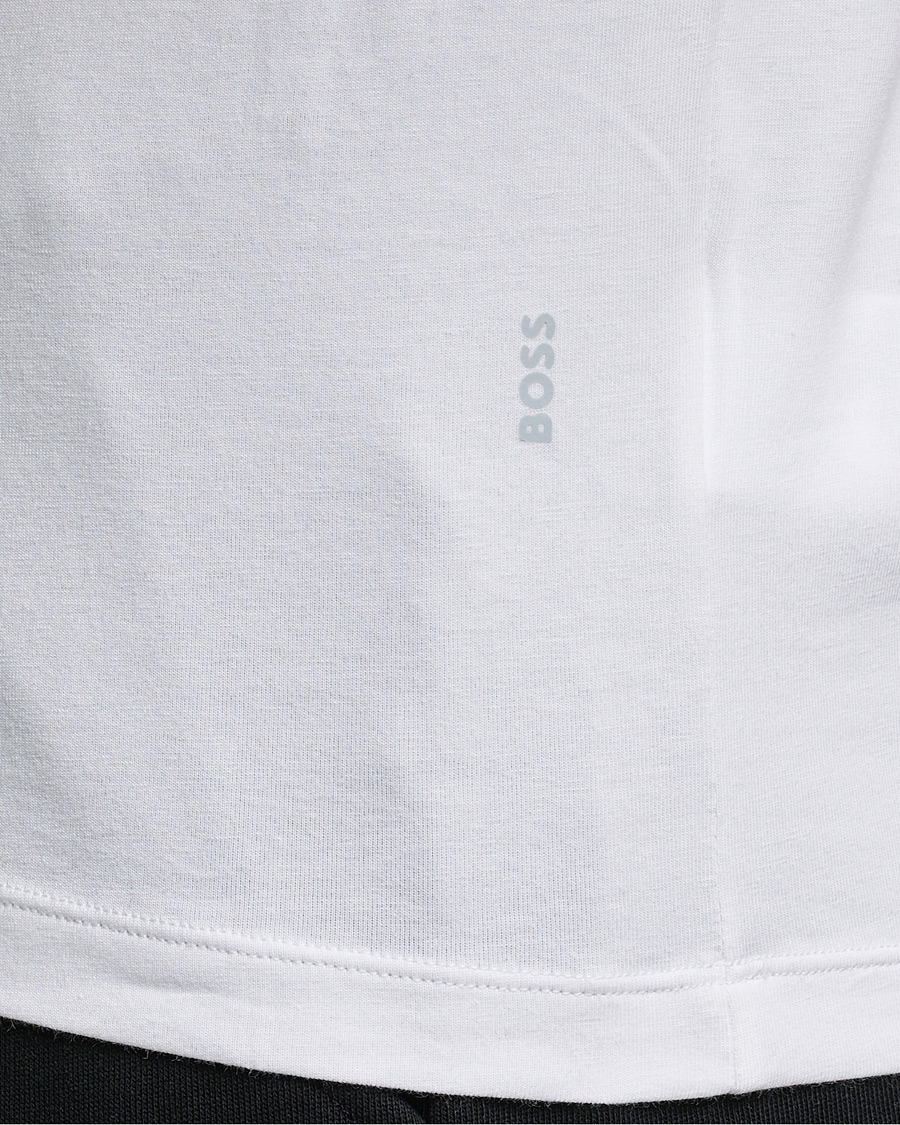 Heren | T-shirts | BOSS BLACK | 2-Pack Crew Neck Slim Fit T-Shirt White