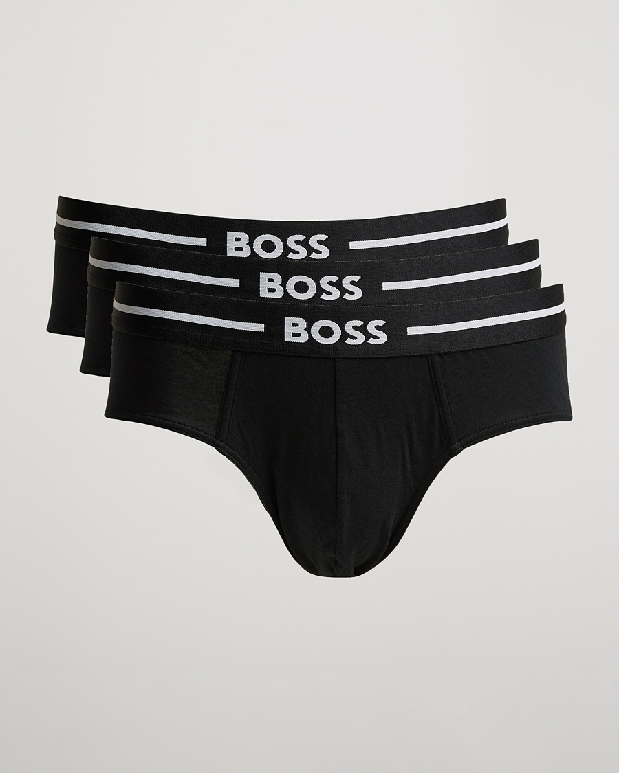 Heren | Ondergoed | BOSS BLACK | 3-Pack Boxer Briefs Black