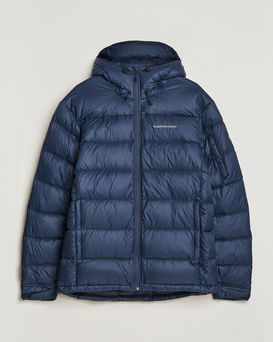 Homme | Manteaux Et Vestes | Peak Performance | Frost Down Hooded Jacket Blue Shadow