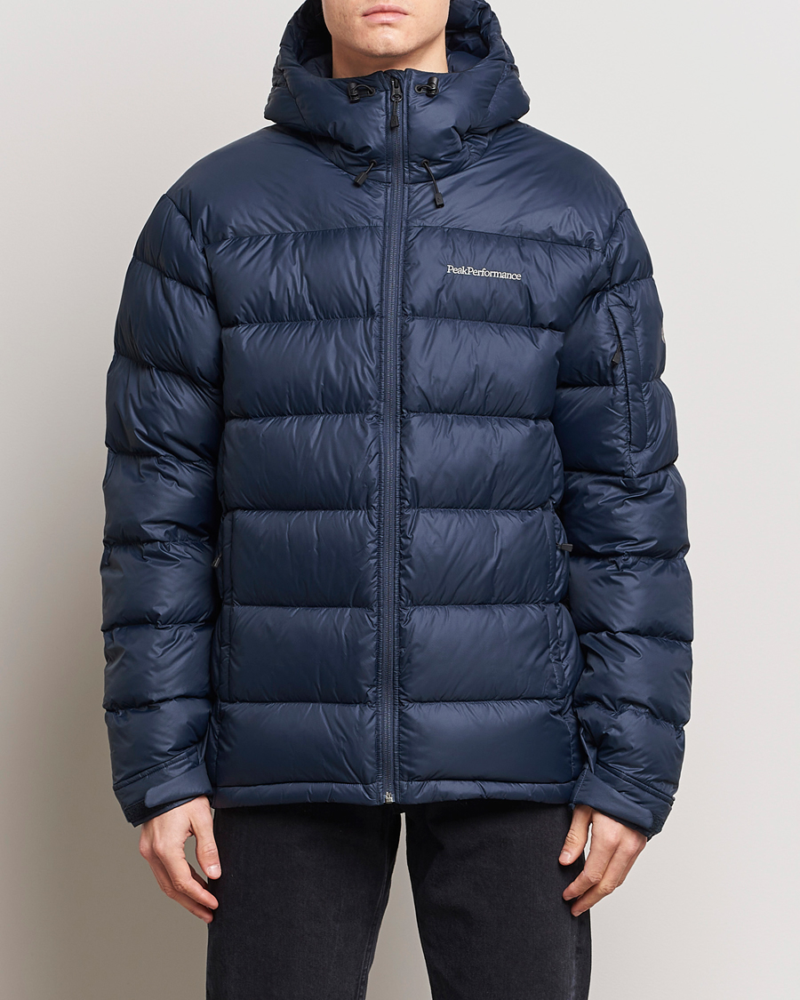 Homme | Manteaux Et Vestes | Peak Performance | Frost Down Hooded Jacket Blue Shadow