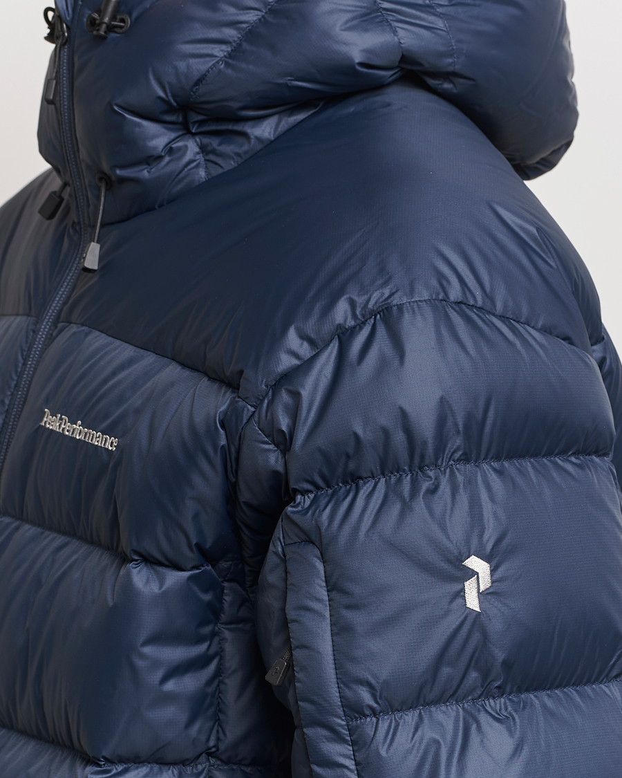 Homme | Manteaux Et Vestes | Peak Performance | Frost Down Hooded Jacket Blue Shadow