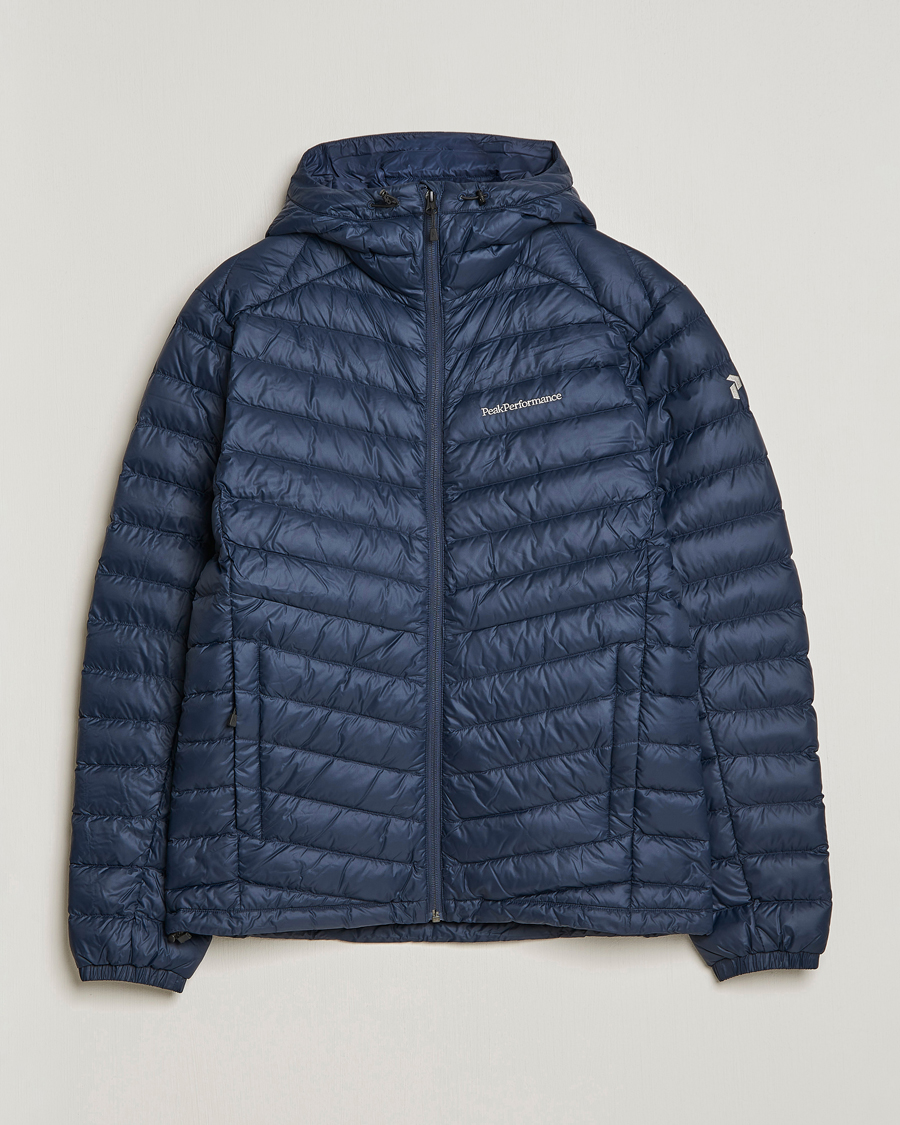 Homme | Manteaux Et Vestes | Peak Performance | Frost Liner Down Hooded Jacket Blue Shadow