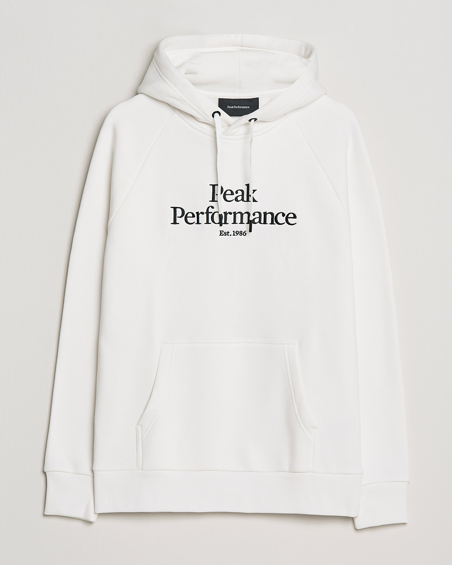 Homme | Pulls Et Tricots | Peak Performance | Original Logo Hoodie Offwhite