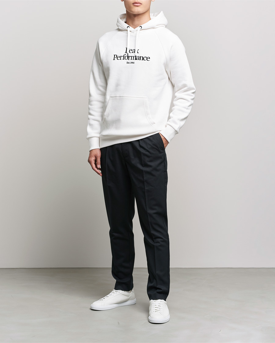 Homme | Pulls Et Tricots | Peak Performance | Original Logo Hoodie Offwhite