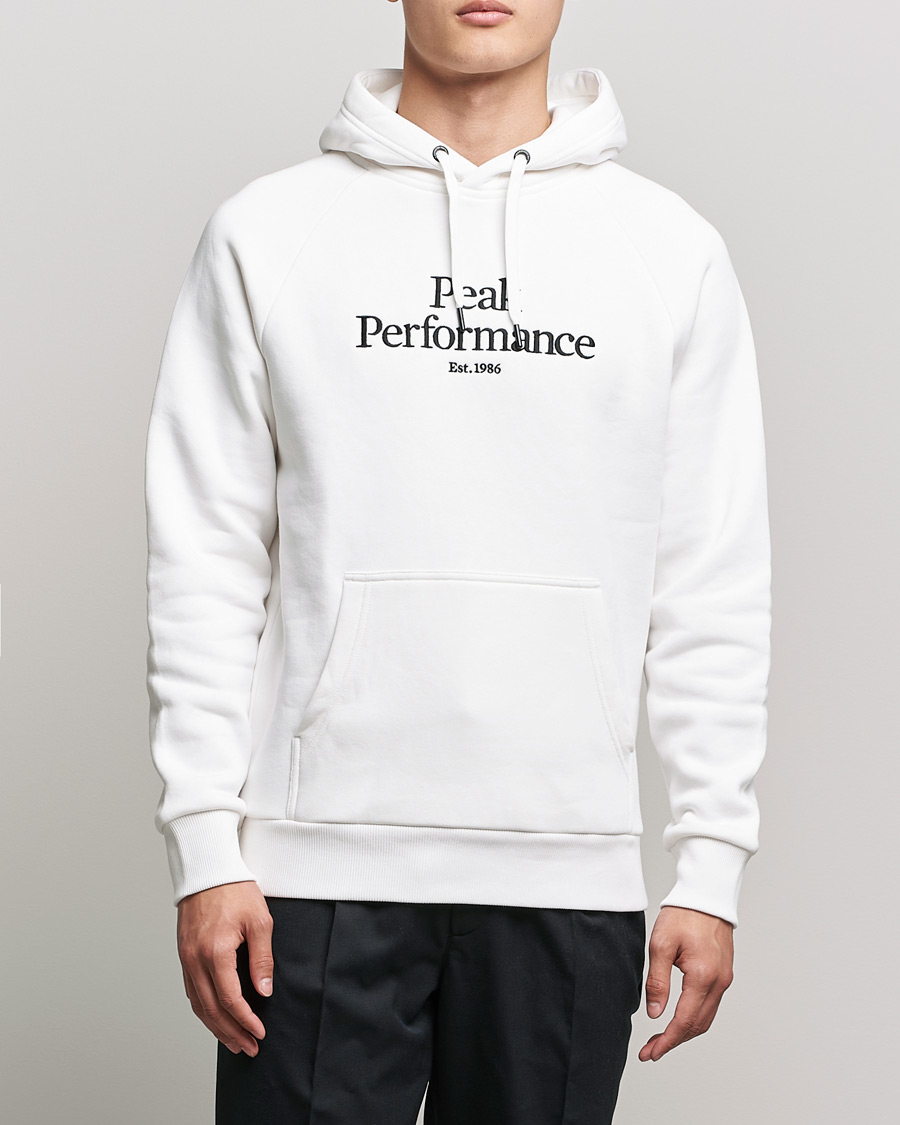 Homme | Pulls Et Tricots | Peak Performance | Original Logo Hoodie Offwhite