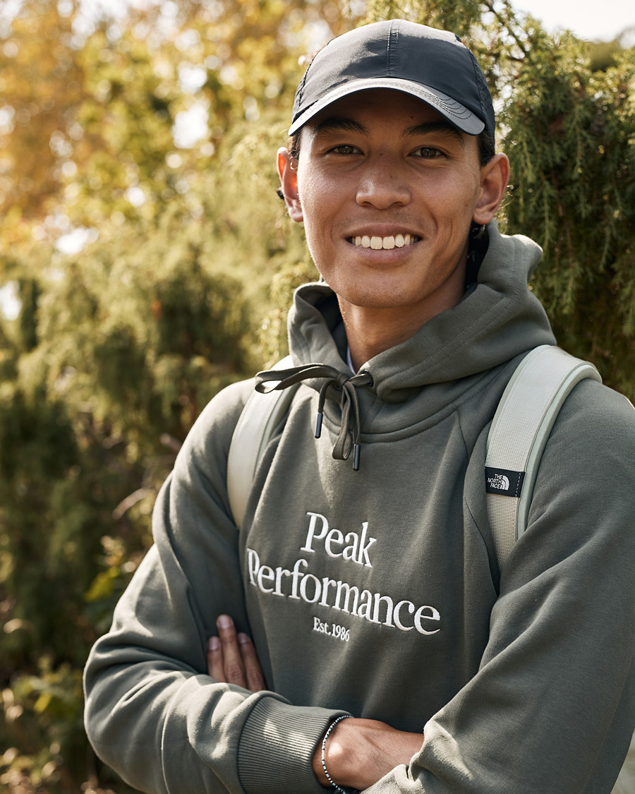Homme | Pulls Et Tricots | Peak Performance | Original Logo Hoodie Forest Night