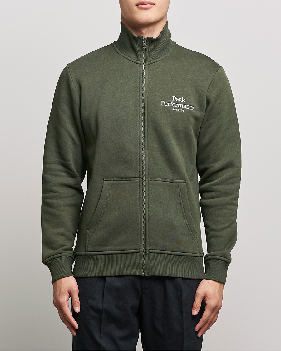 Homme | Pulls Et Tricots | Peak Performance | Original Zip Forest Night