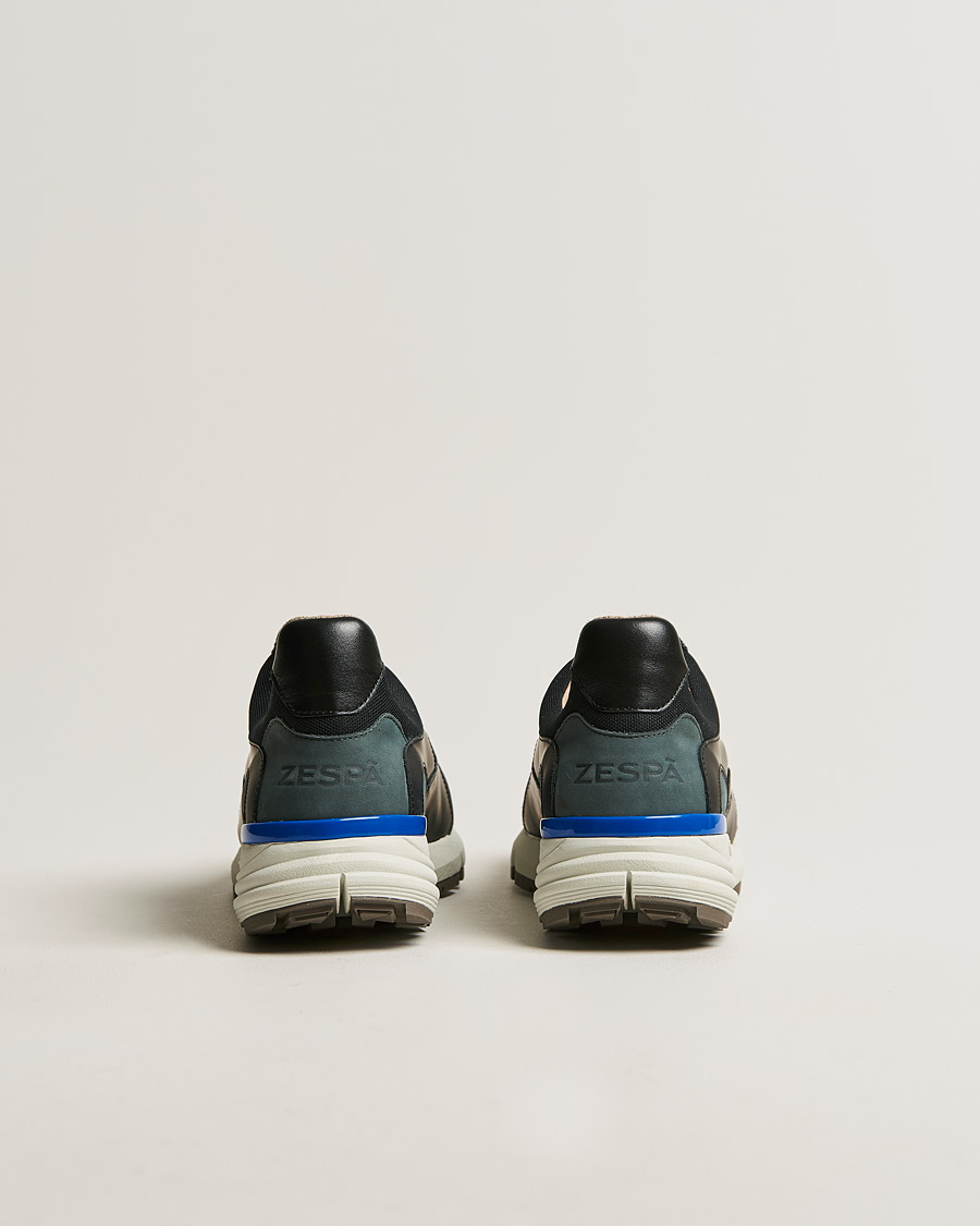 Homme | Zespà ZSP Trail Outdoor Textile Sneakers Black/Anthracite | Zespà | ZSP Trail Outdoor Textile Sneakers Black/Anthracite