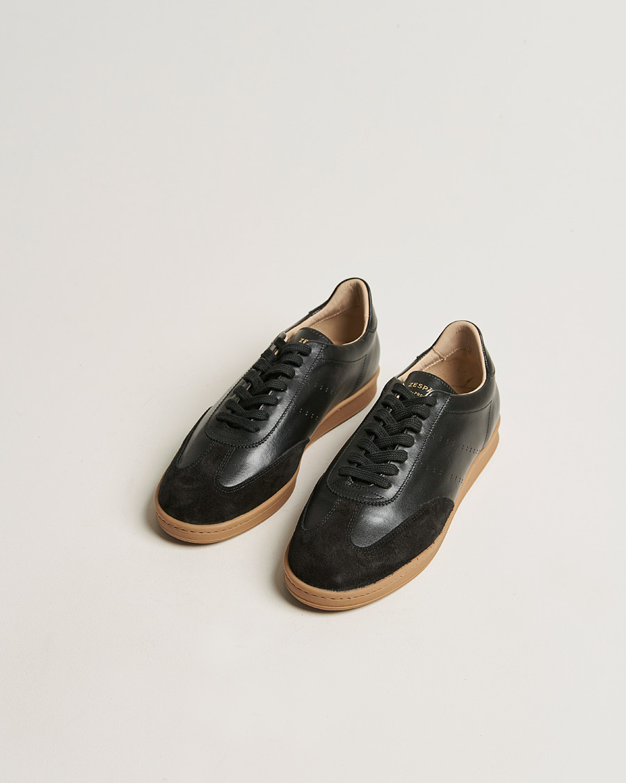 Homme | Zespà ZSP GT Calf Nappa Leather Sneakers Black | Zespà | ZSP GT Calf Nappa Leather Sneakers Black