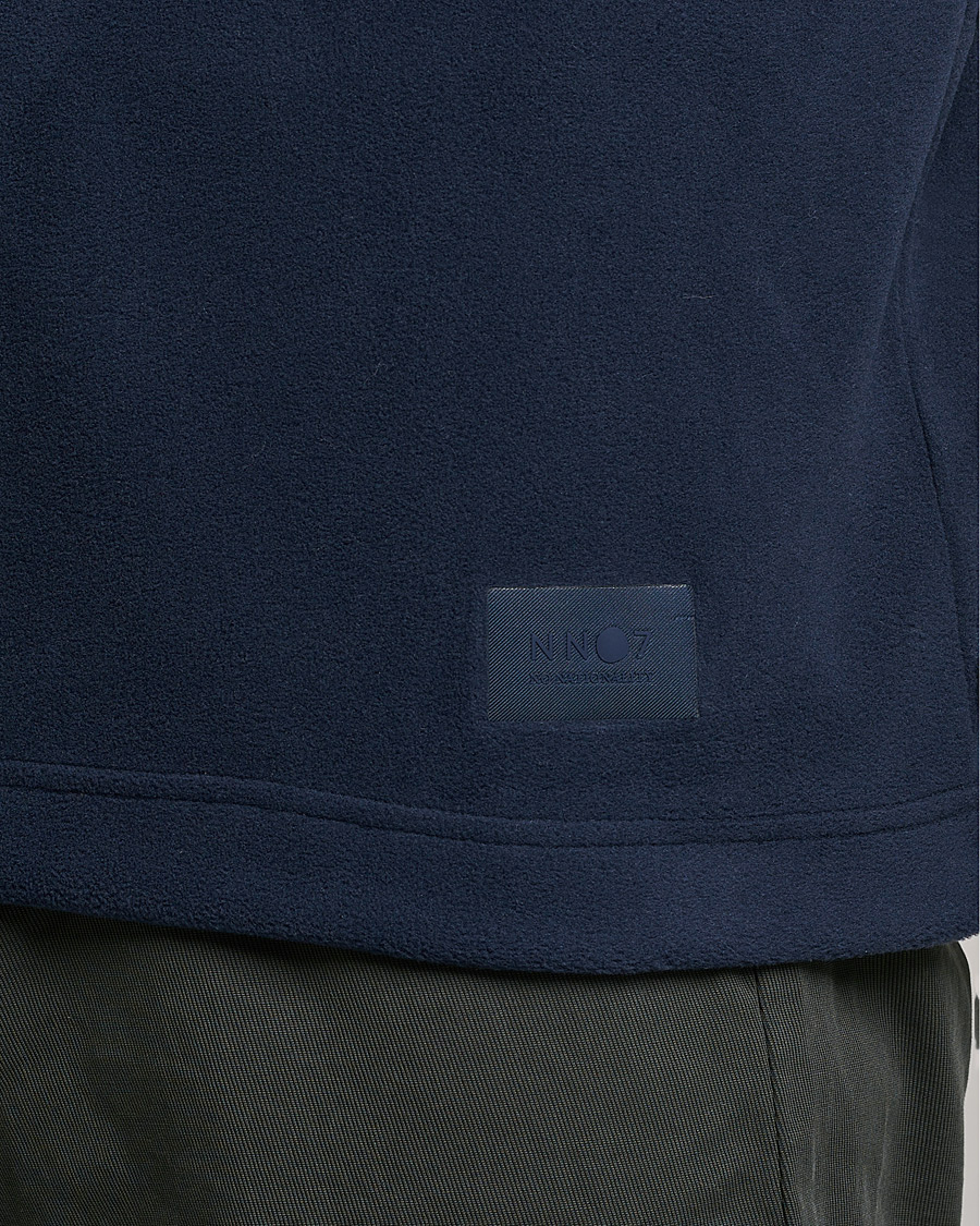 Heren | Truien | NN07 | Vinny Micro Fleece Polo Navy