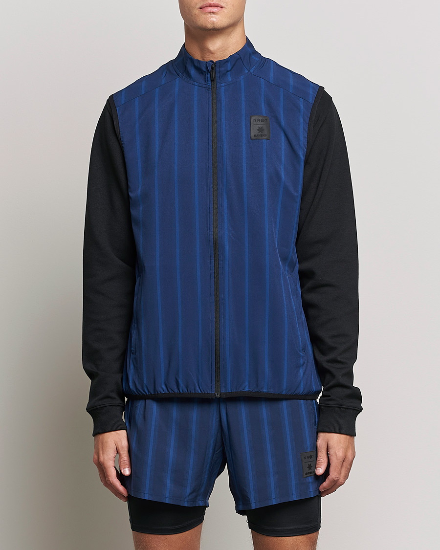 Homme | Pulls Et Tricots | NN07 | Pace Full Zip Vest Navy Stripe