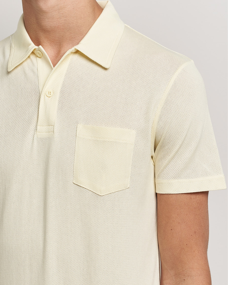 Homme | Polos | Sunspel | Riviera Polo Shirt Lemon