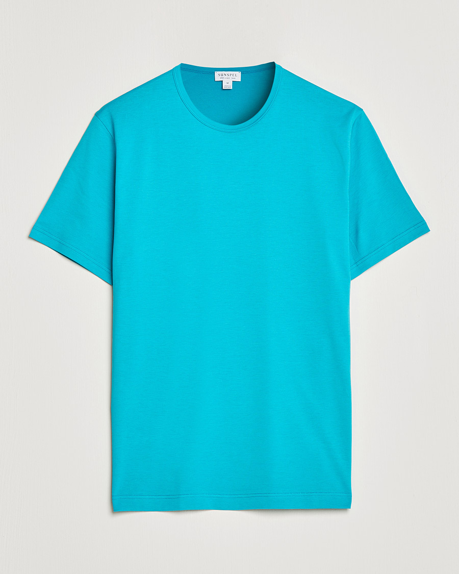 Homme | T-shirts | Sunspel | Crew Neck Cotton Tee Reef