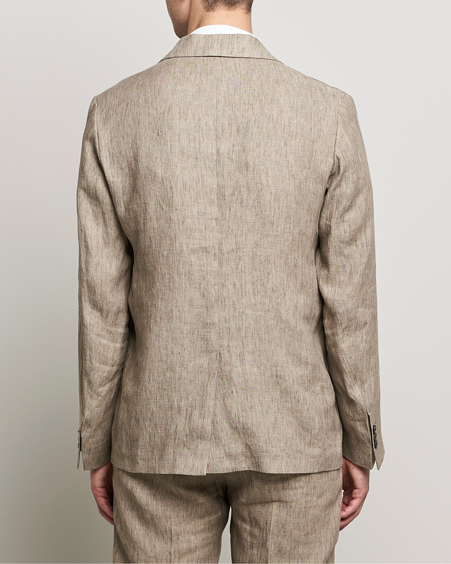 Heren | Blazers | Sunspel | Relaxed Linen Blazer Dark Stone