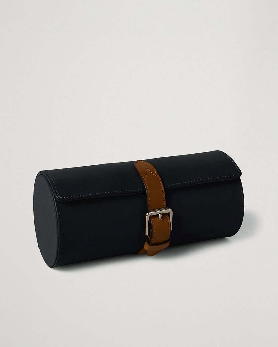 Homme | Ralph Lauren Home Toledo Leather Watch Case Navy | Ralph Lauren Home | Toledo Leather Watch Case Navy