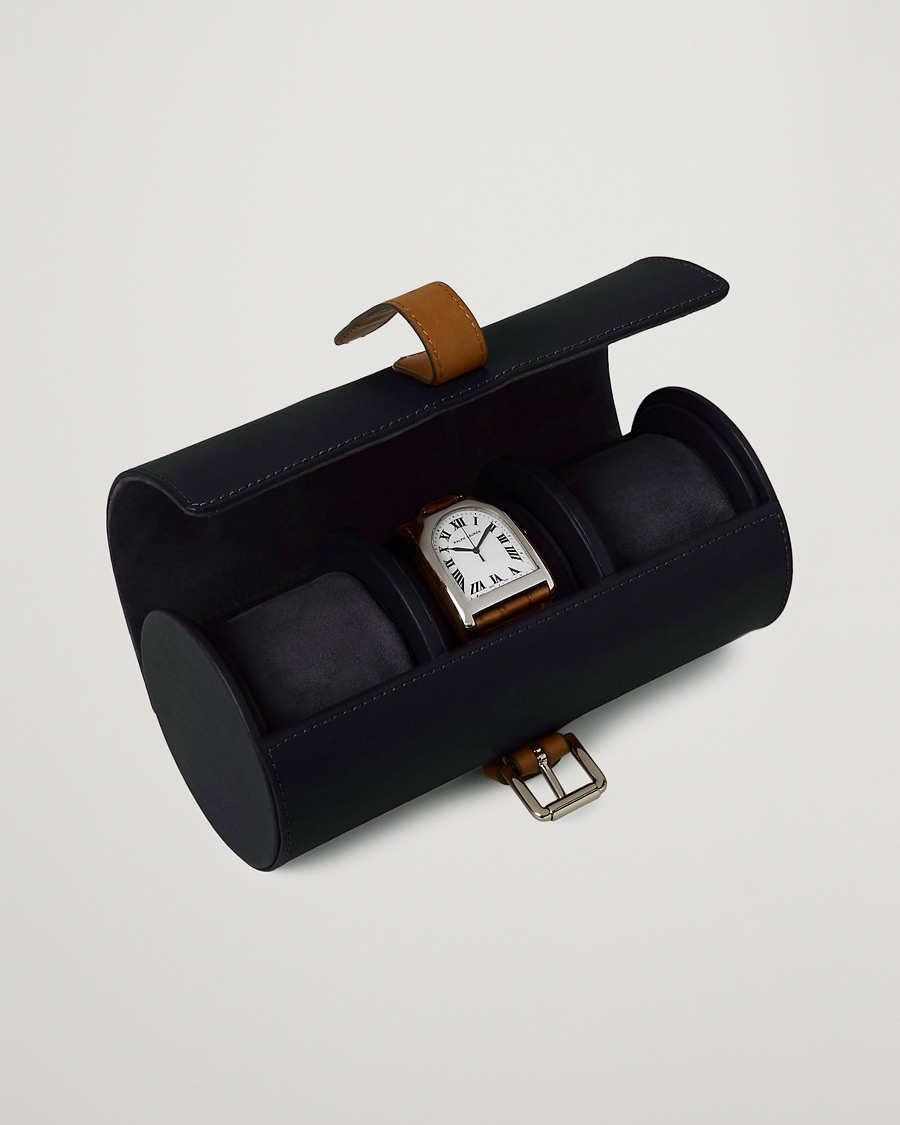 Homme | Ralph Lauren Home Toledo Leather Watch Case Navy | Ralph Lauren Home | Toledo Leather Watch Case Navy