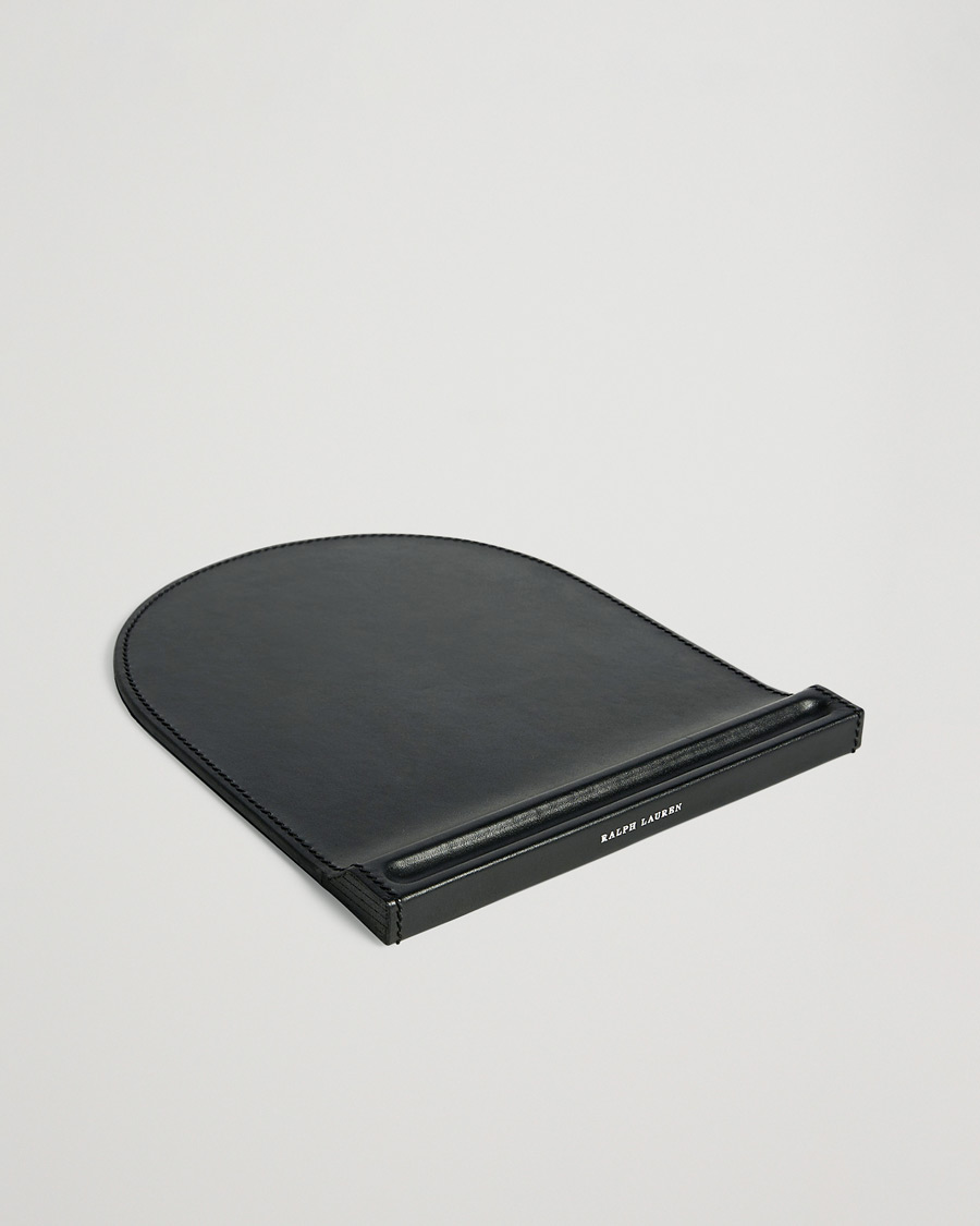 Homme | Pour La Maison | Ralph Lauren Home | Brennan Leather Mouse Pad Black