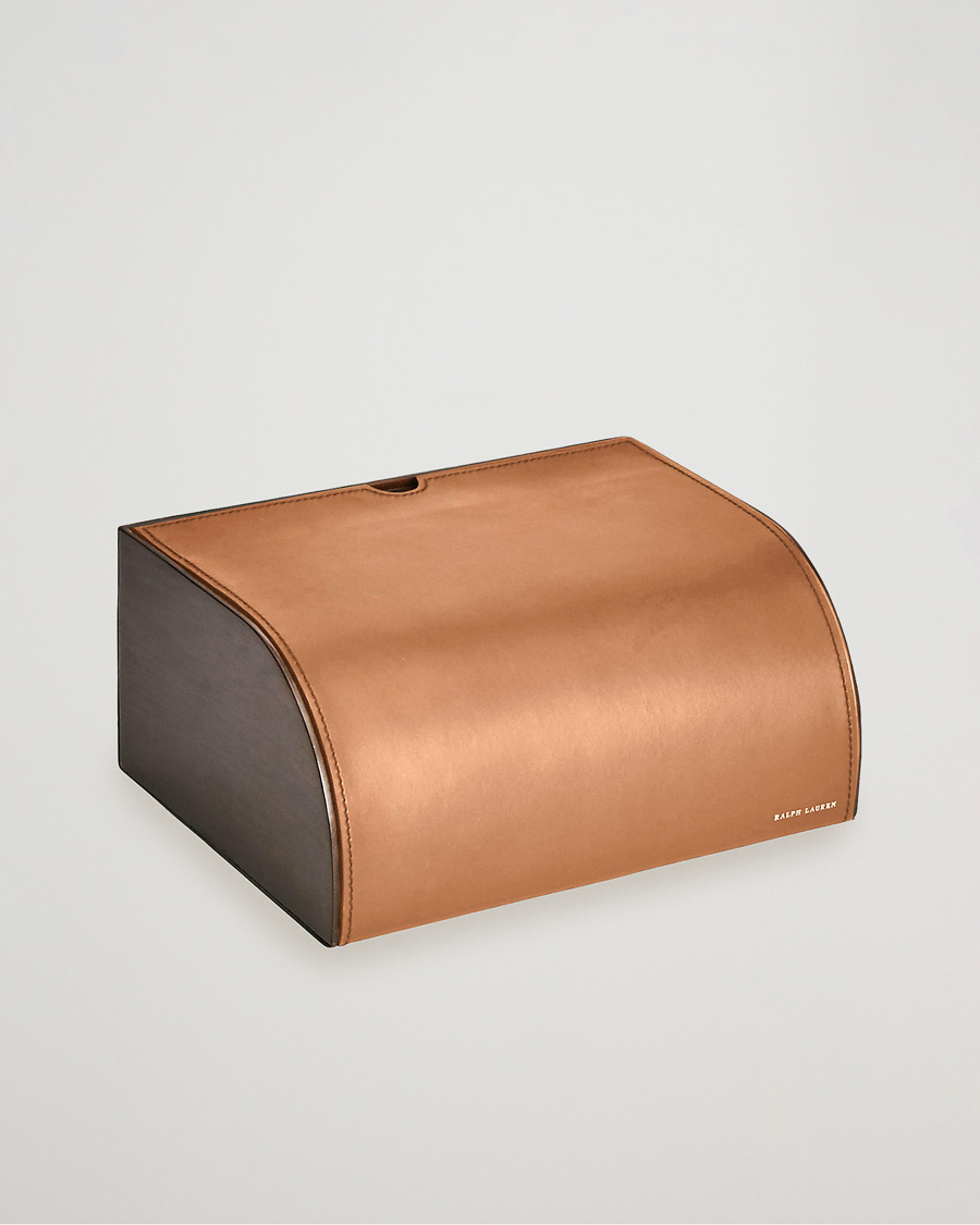 Homme | Ralph Lauren Home Brennan Leather Writers Box Saddle Brown | Ralph Lauren Home | Brennan Leather Writers Box Saddle Brown