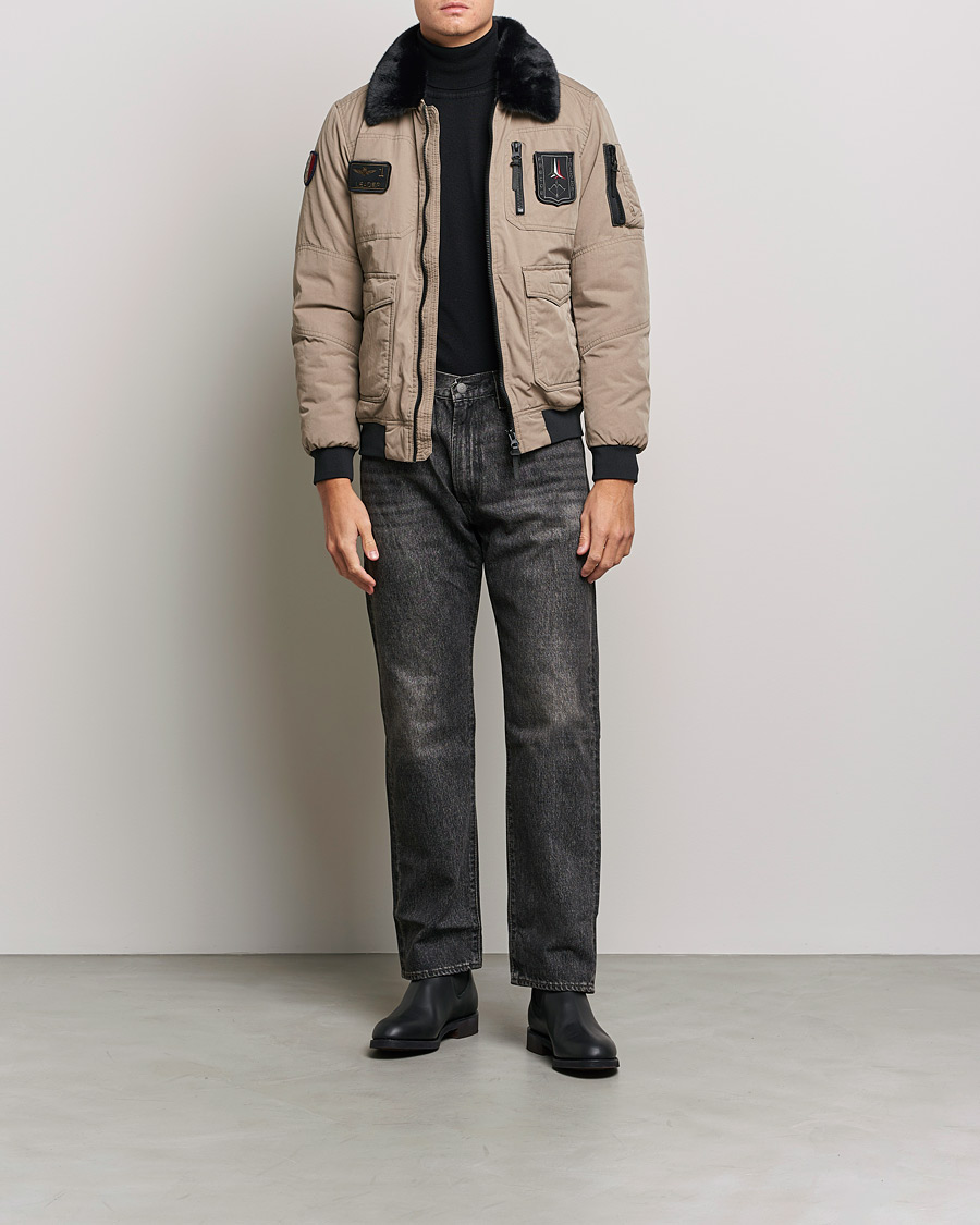 Homme | Manteaux Et Vestes | Aeronautica Militare | Pilot Jacket Tortora