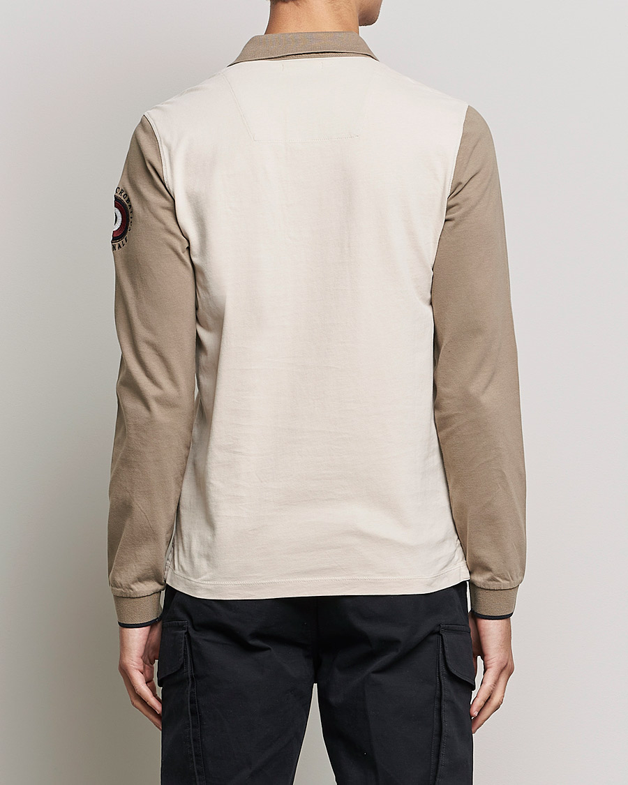 Homme | Pulls Et Tricots | Aeronautica Militare | Long Sleeve Logo Polo Tortora