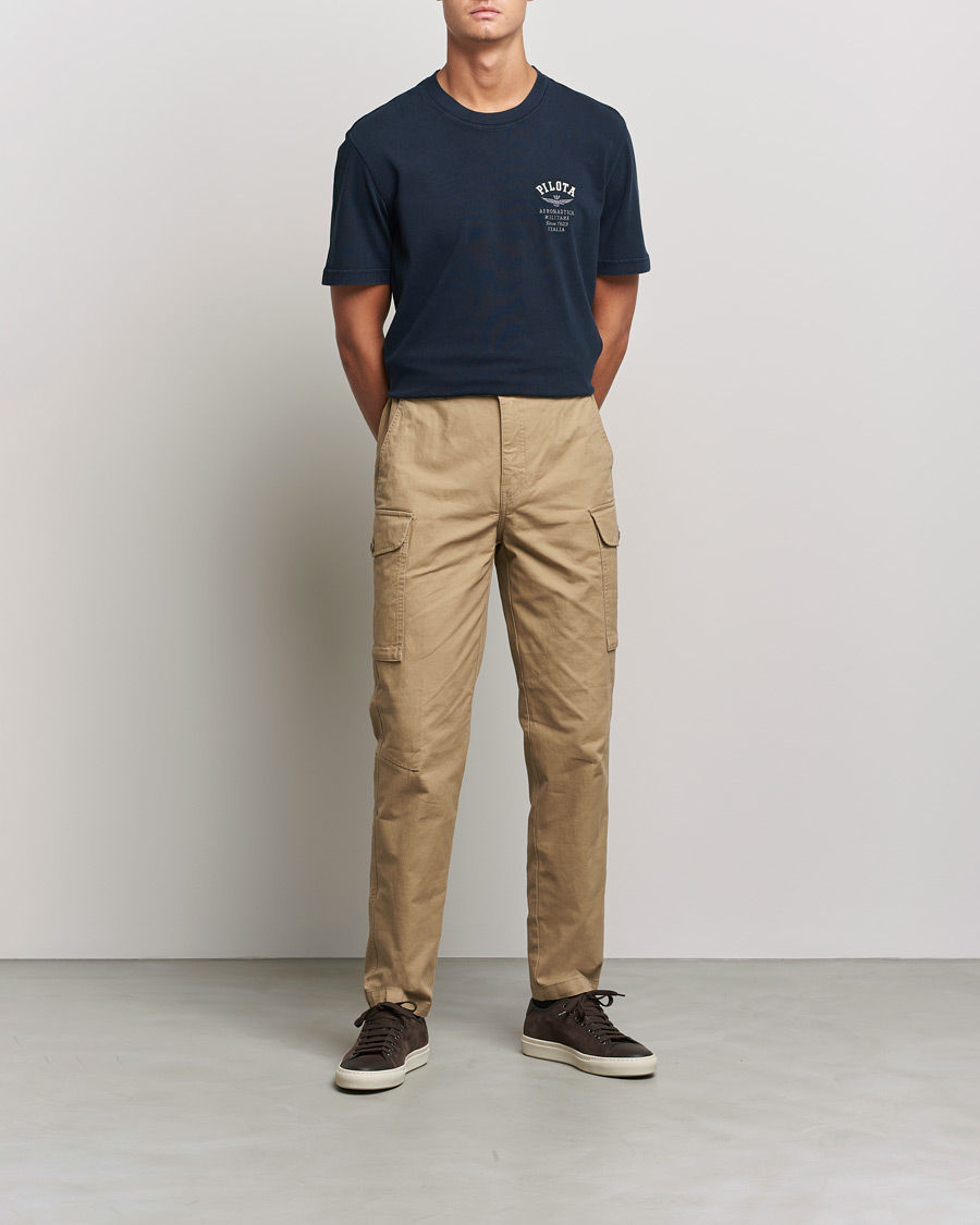 Heren | T-shirts | Aeronautica Militare | Short Sleeve Tee Blu Scuro