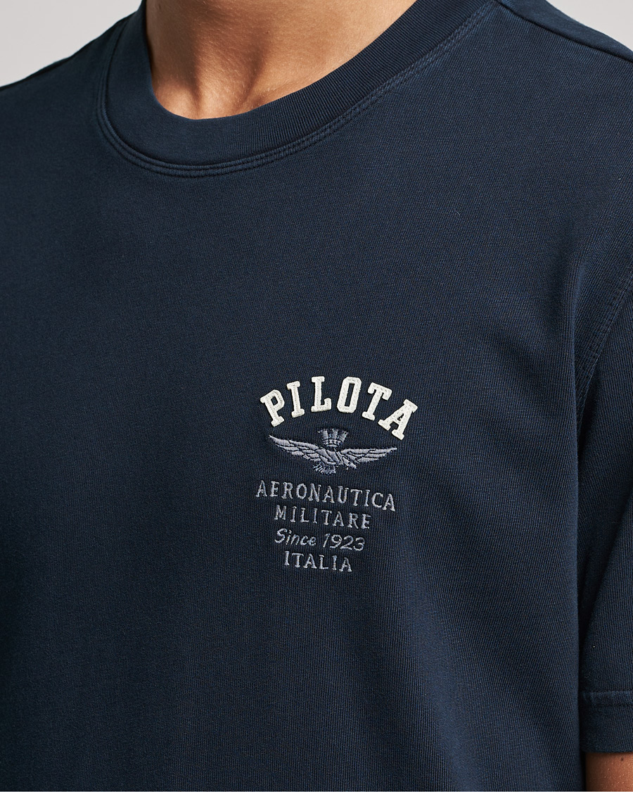 Heren | T-shirts | Aeronautica Militare | Short Sleeve Tee Blu Scuro