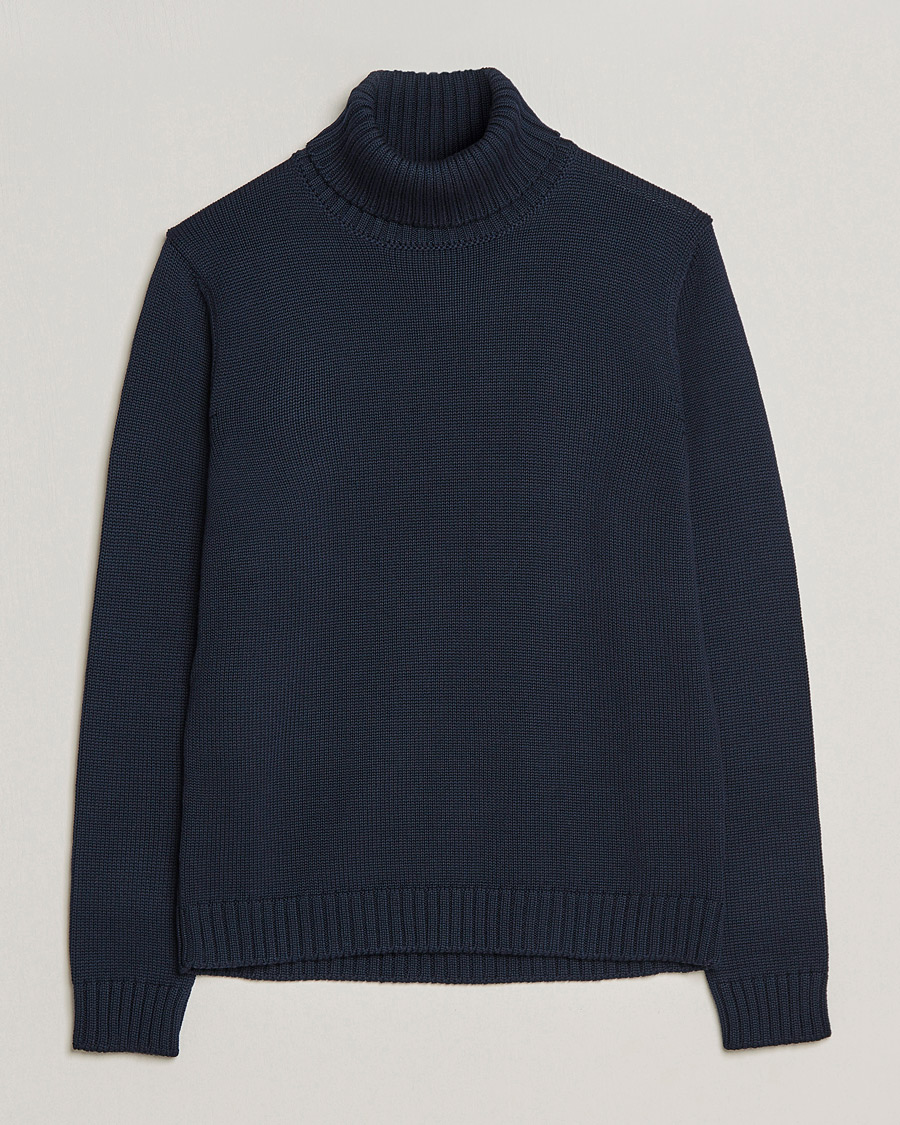 Homme | Pulls Et Tricots | Zanone | Virgin Merino Wool Rollneck Navy