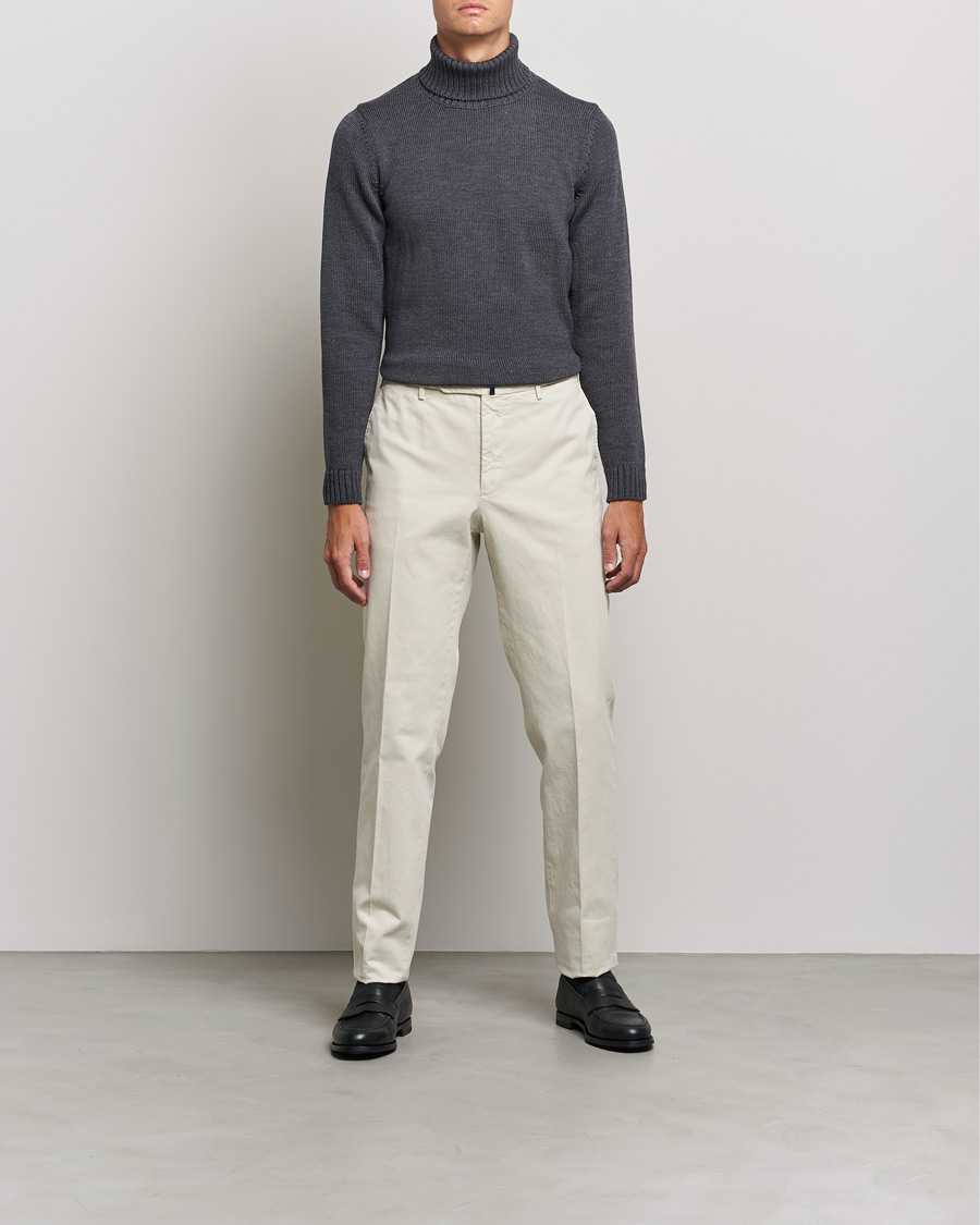 Homme | Pulls Et Tricots | Zanone | Virgin Merino Wool Rollneck Grey Melange