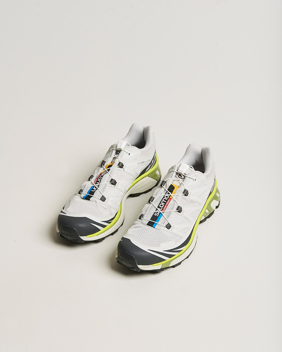 Heren | Salomon XT-6 Running Sneakers Grey/Yellow | Salomon | XT-6 Running Sneakers Grey/Yellow
