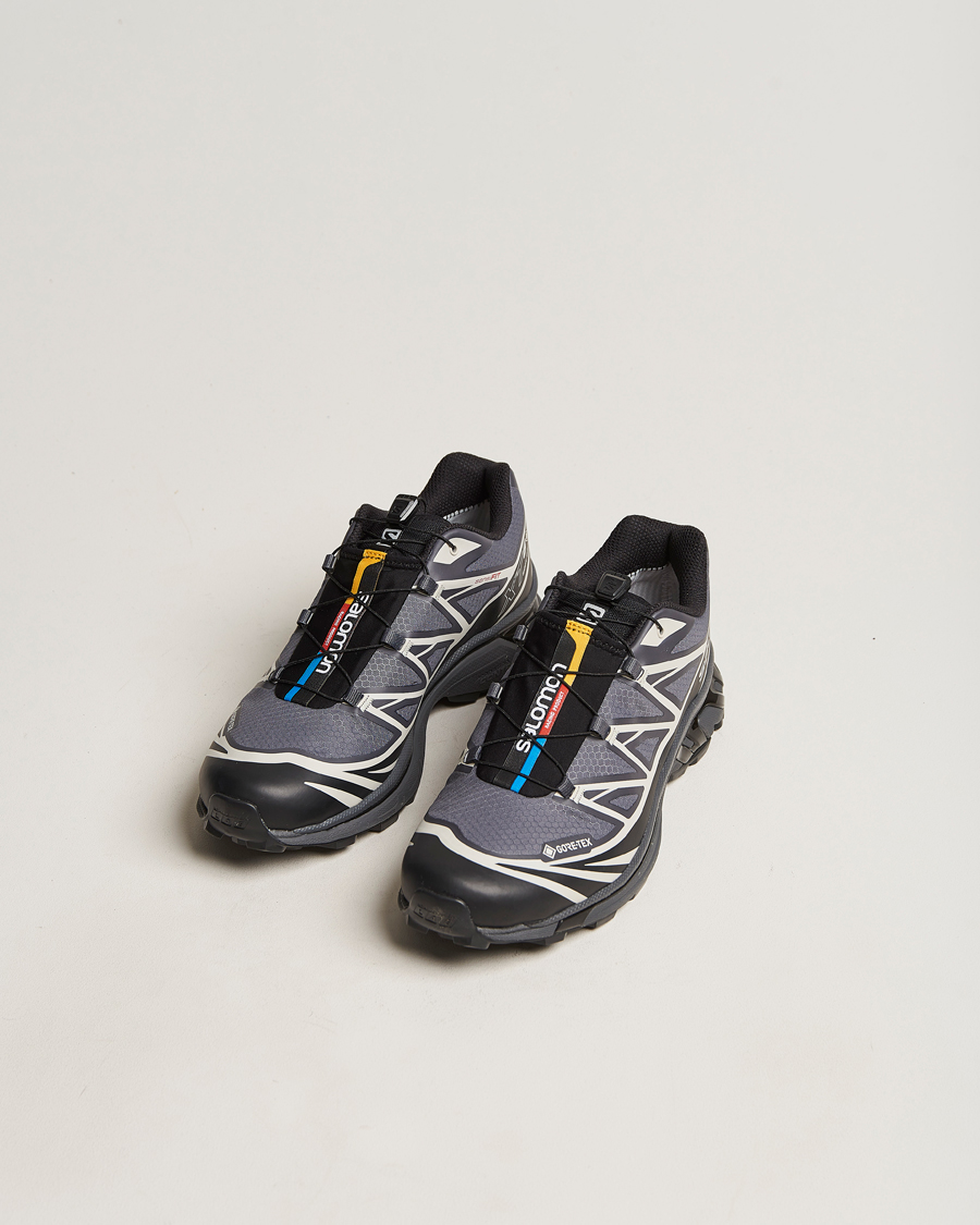 Homme | Salomon XT-6 GTX Sneakers Black/Ebony | Salomon | XT-6 GTX Sneakers Black/Ebony