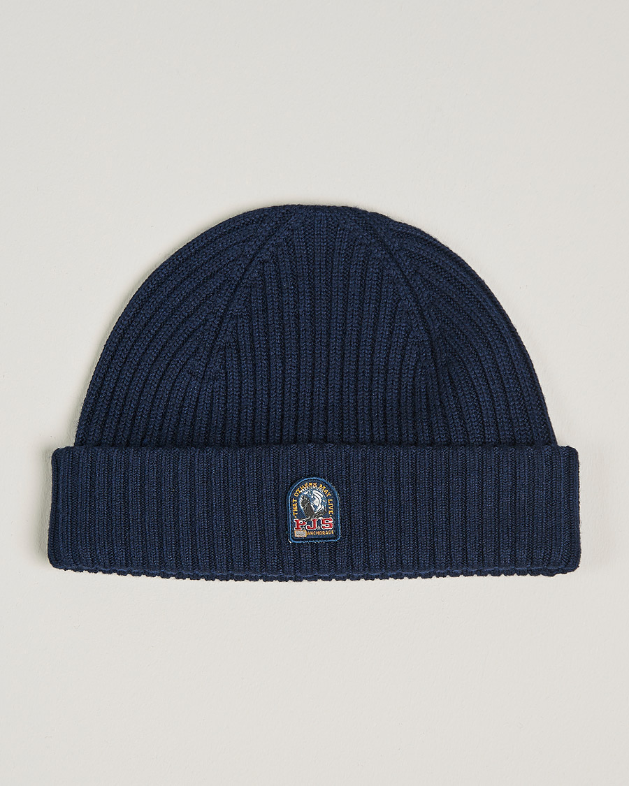 Heren | Parajumpers Ribbed Hat Navy | Parajumpers | Ribbed Hat Navy