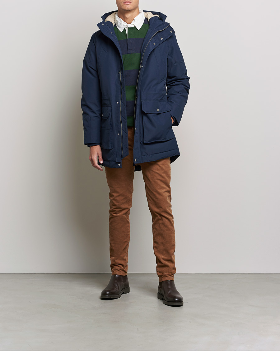 Heren | Jassen | GANT | The Everyday Parka Marine