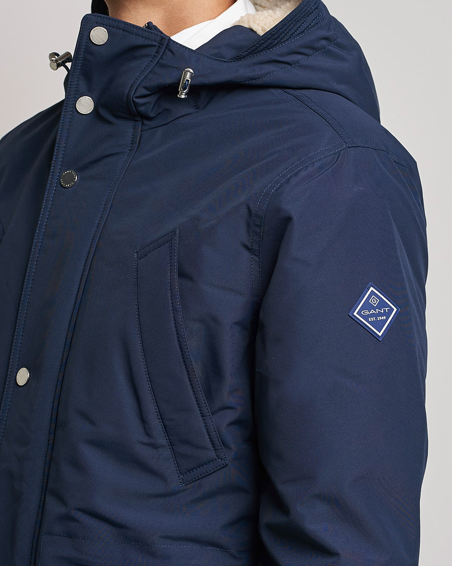 Heren | Jassen | GANT | The Everyday Parka Marine