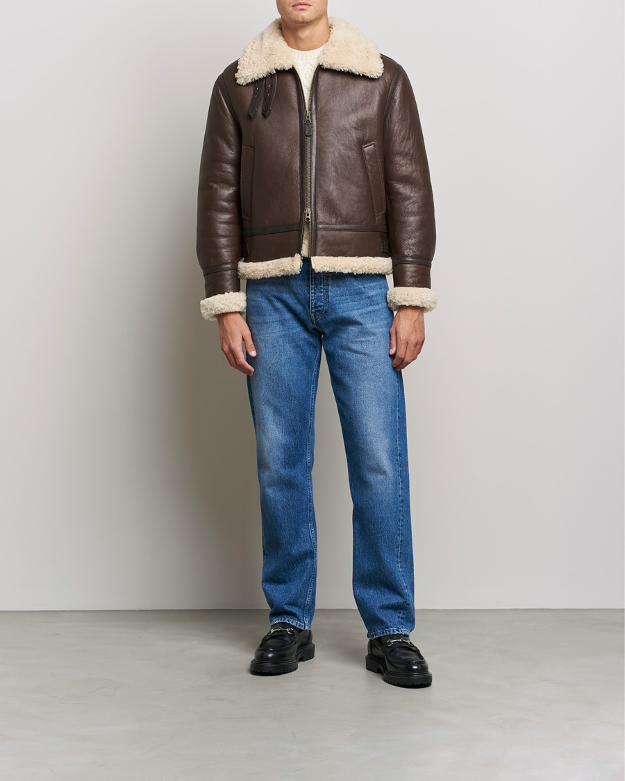 Heren | Jassen | GANT | The Shearling Jacket Rich Brown