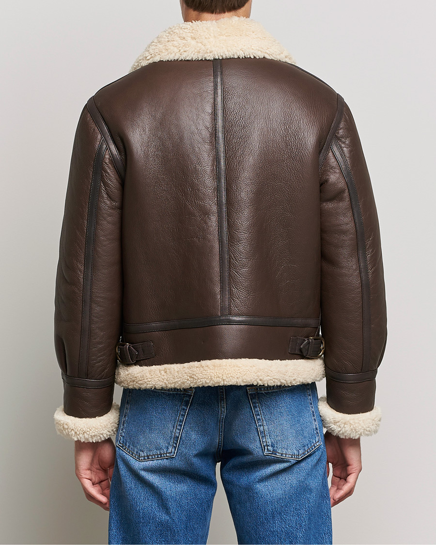 Heren | Jassen | GANT | The Shearling Jacket Rich Brown